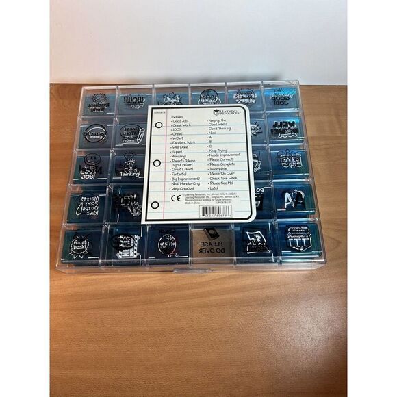 Teacher Stamps Rubber Stampers Learning Resources - Picture 4 of 6